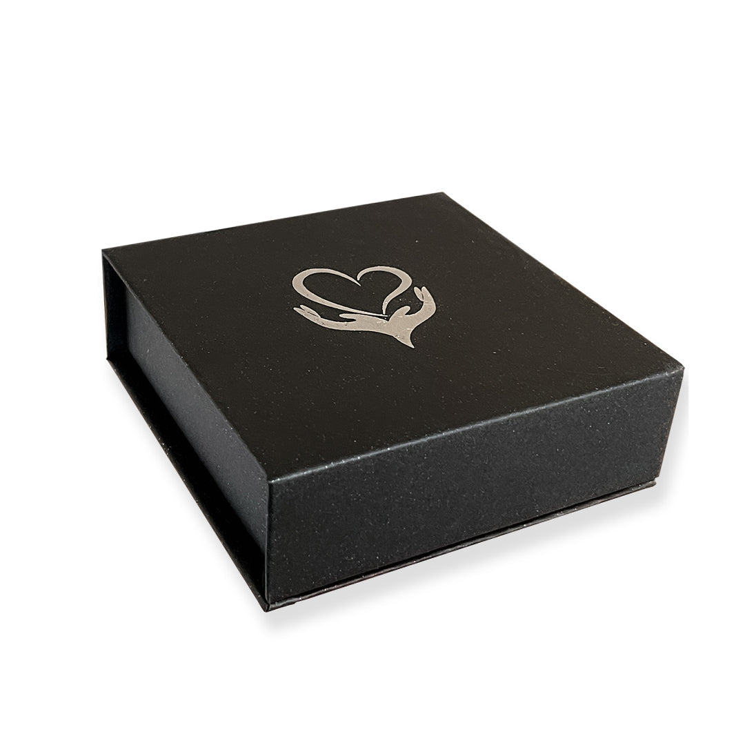 Charming Heart Necklace with Engraved Beads