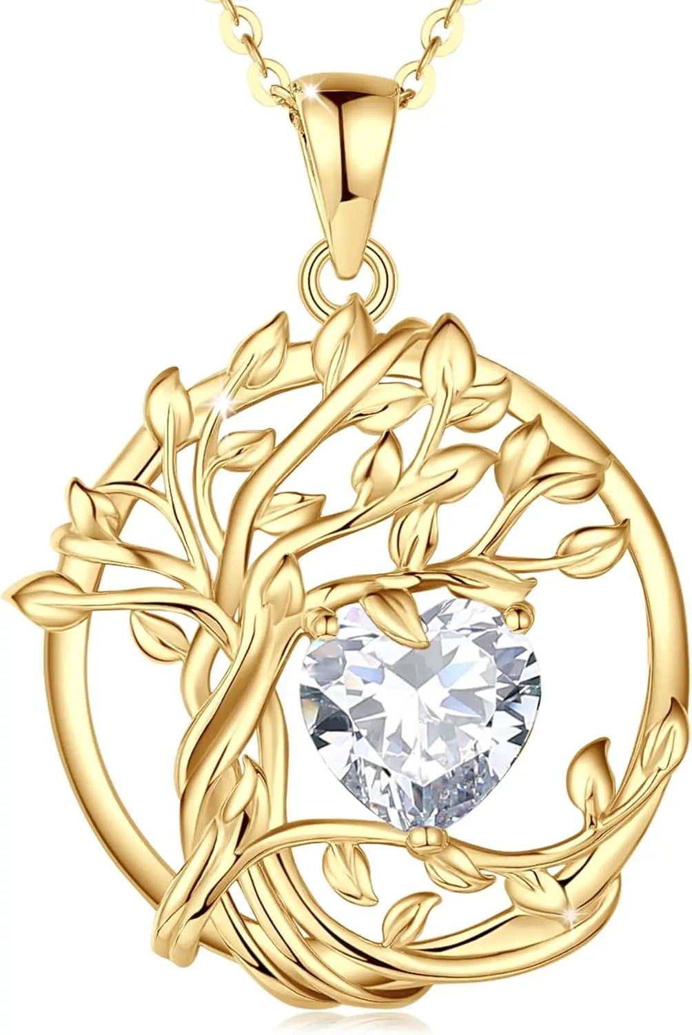 Birthstone Tree of Life Pendant crafted in sterling silver — a meaningful gemstone necklace ideal for gifting to Mom, your wife, or her on birthdays, anniversaries, or Christmas.